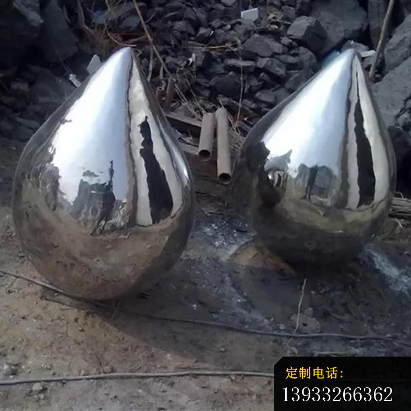 不锈钢水滴浮雕摆件雕塑_800*800