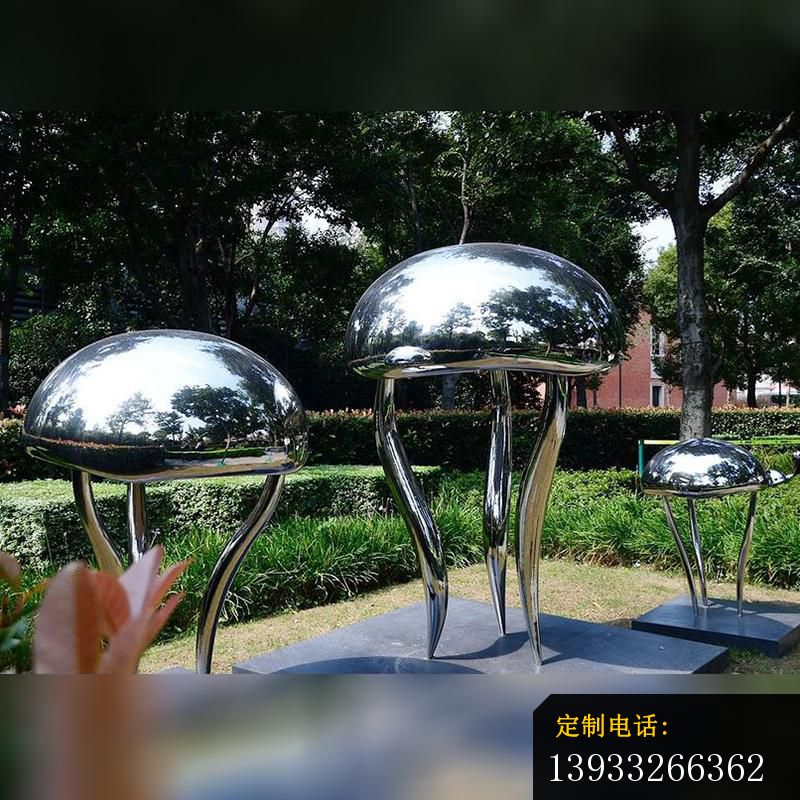 公园不锈钢水母景观雕塑_800*800