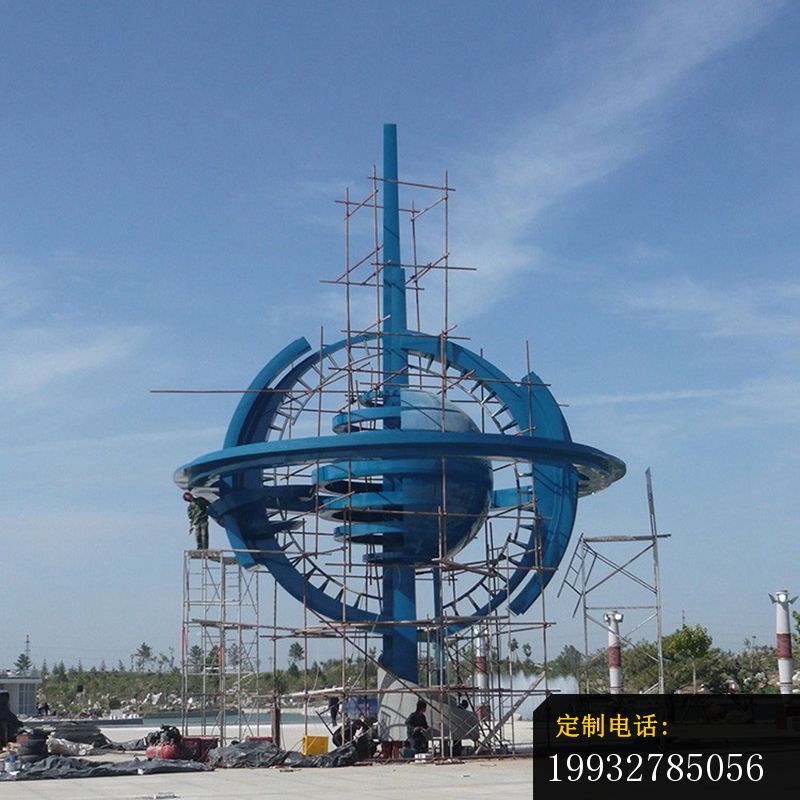 不锈钢环球世界  广场景观雕塑_800*800