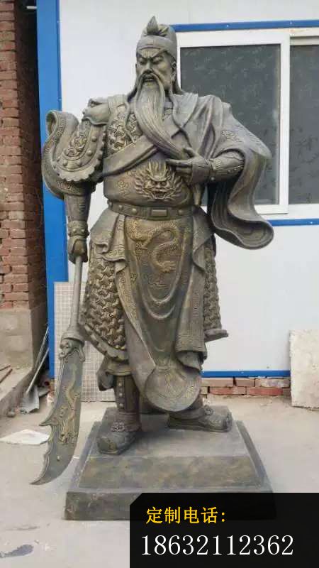 关羽人物铜雕_450*800