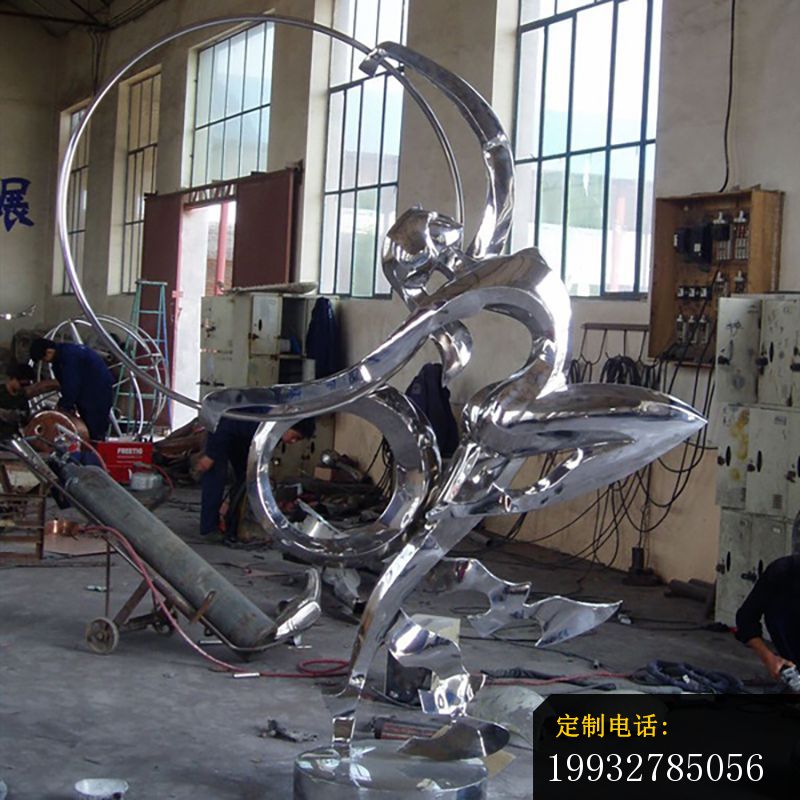 不锈钢体操雕塑，公园不锈钢雕塑_800*800
