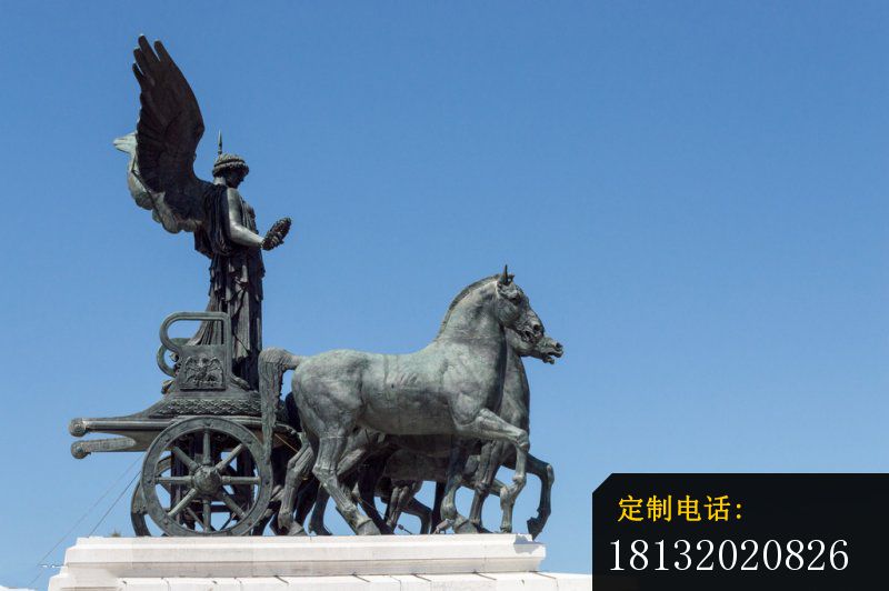 阿波罗战车铜雕，广场景观铜雕 (2)_800*532