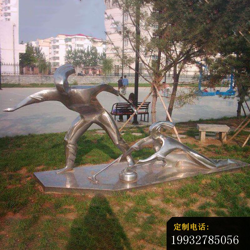 不锈钢冰壶雕塑_800*800