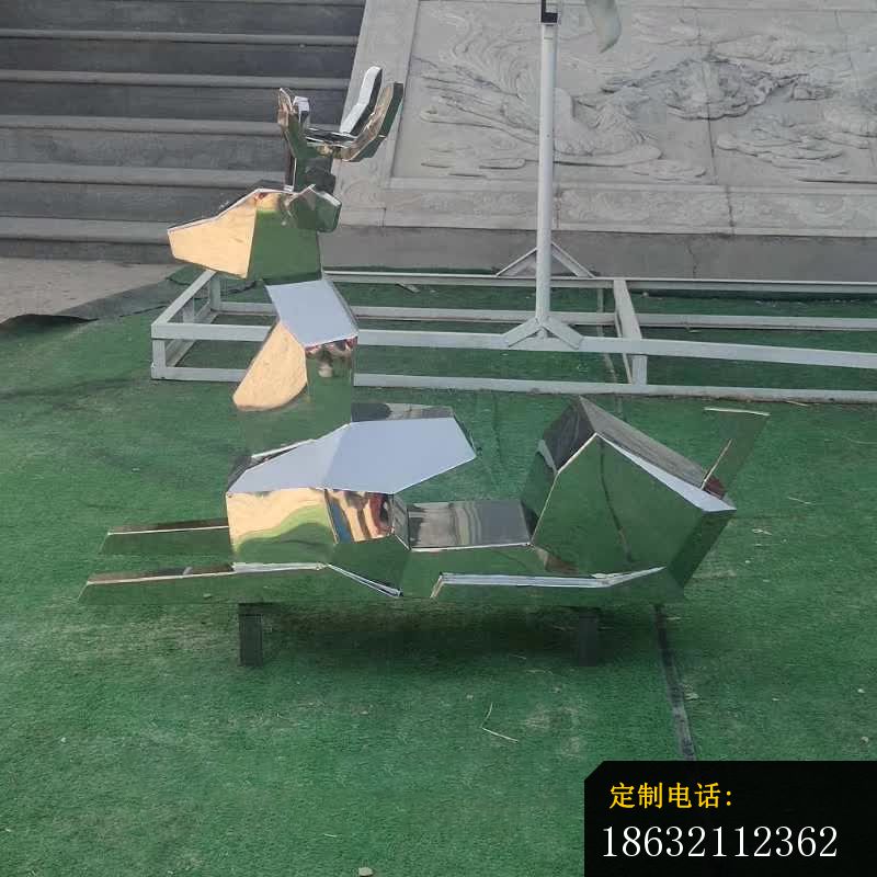抽象玻璃钢几何鹿雕塑 (3)_800*800