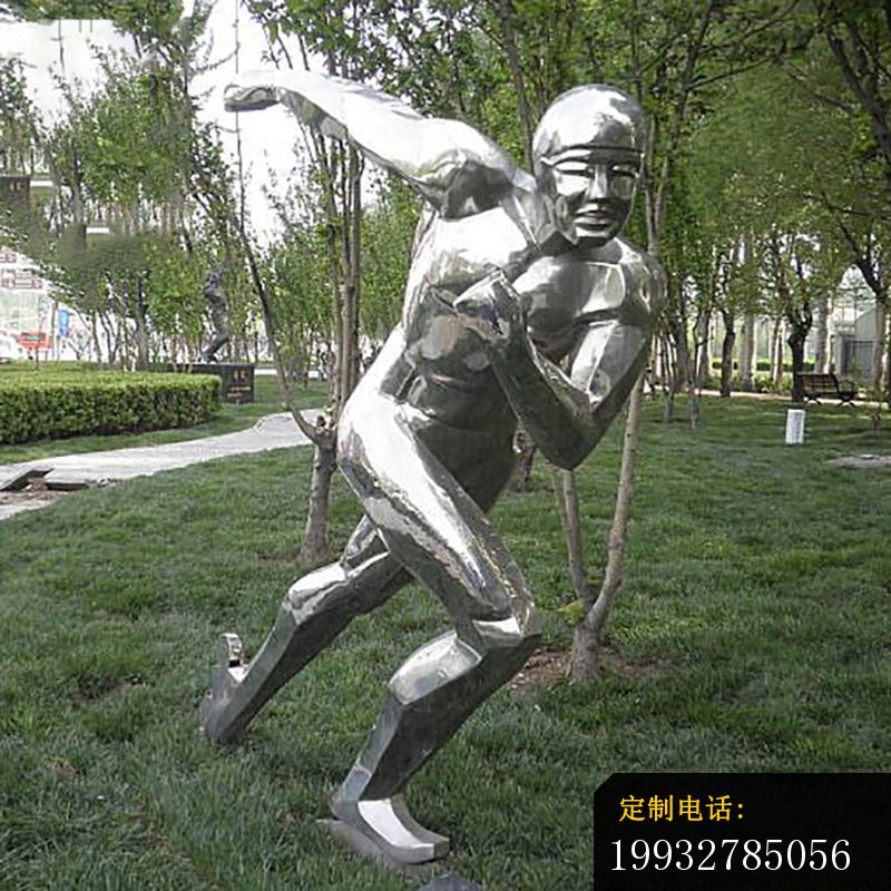 滑冰人物雕塑，不锈钢公园人物雕塑_800*800