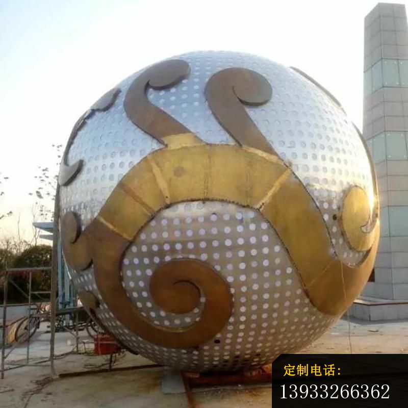 不锈钢景观圆球雕塑_800*800