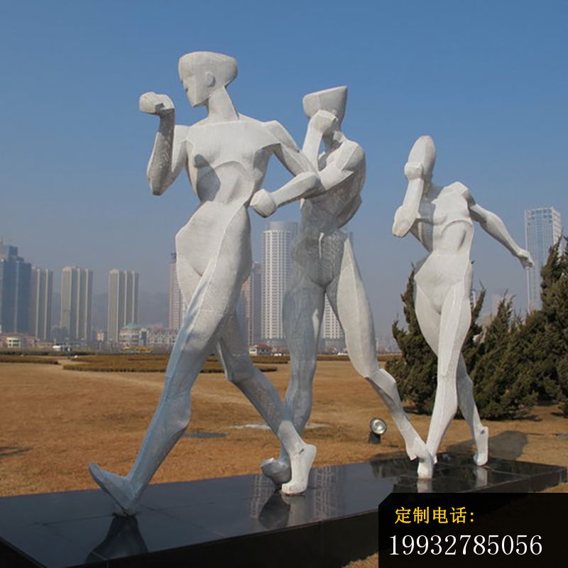 竞走雕塑，不锈钢运动雕塑_800*800