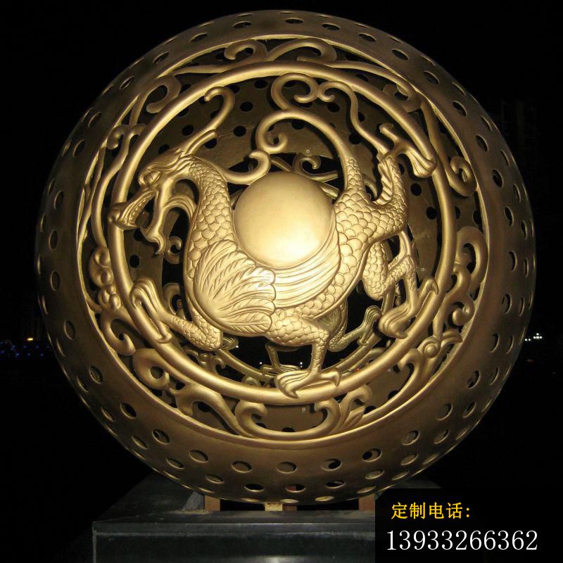 广场不锈钢圆球镂空景观雕塑_800*800