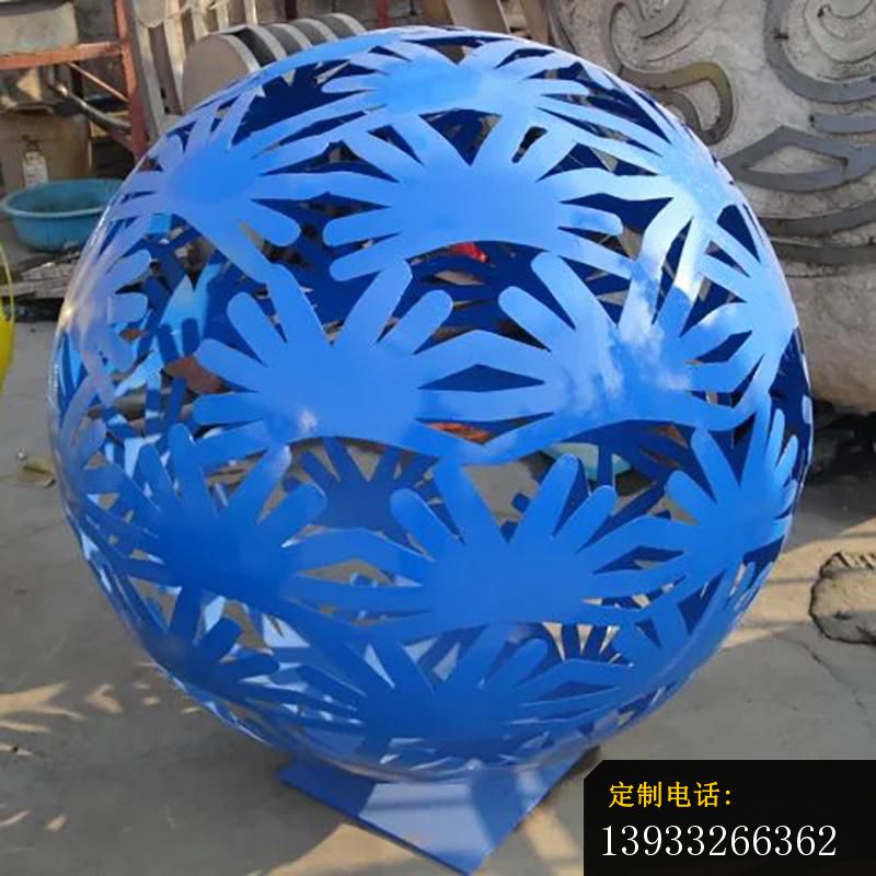 公园不锈钢圆球摆件雕塑_800*800