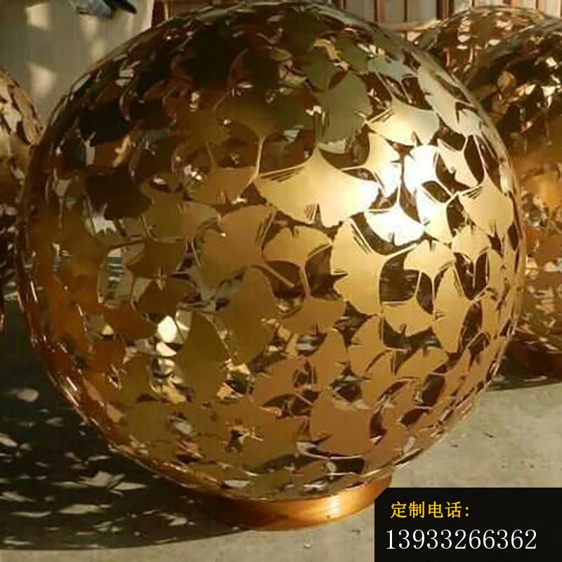 广场不锈钢圆球景观摆件雕塑_800*800