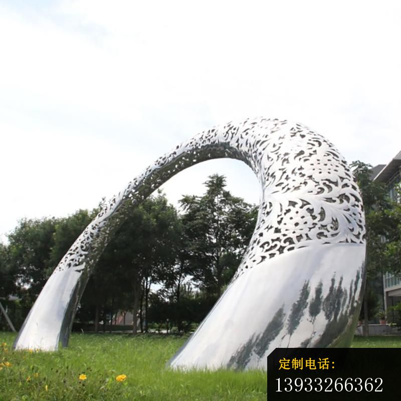 公园不锈钢造型门景观雕塑_800*800