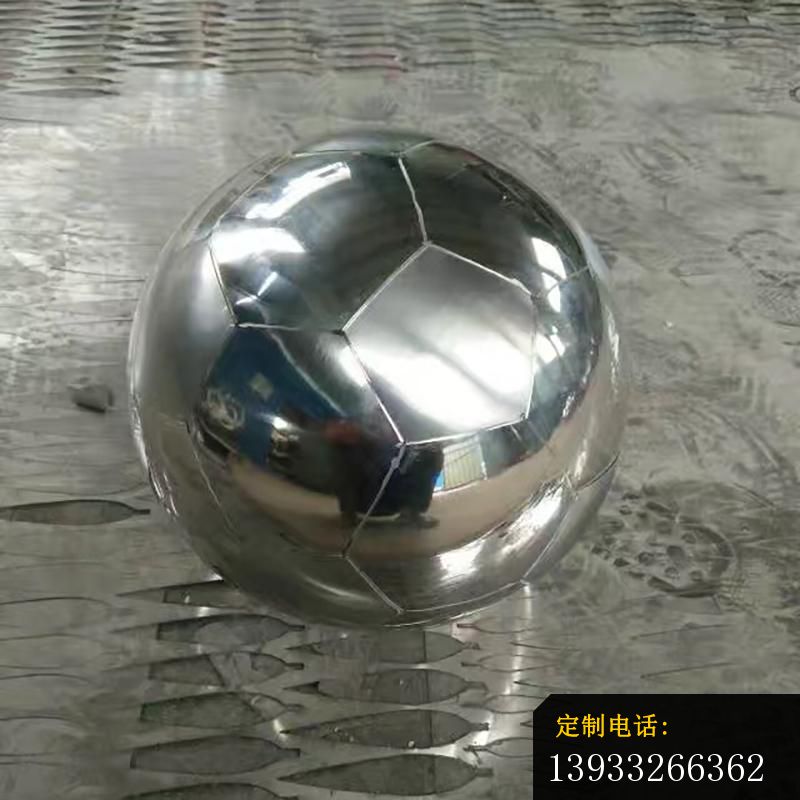 公园不锈钢足球运动景观雕塑_800*800