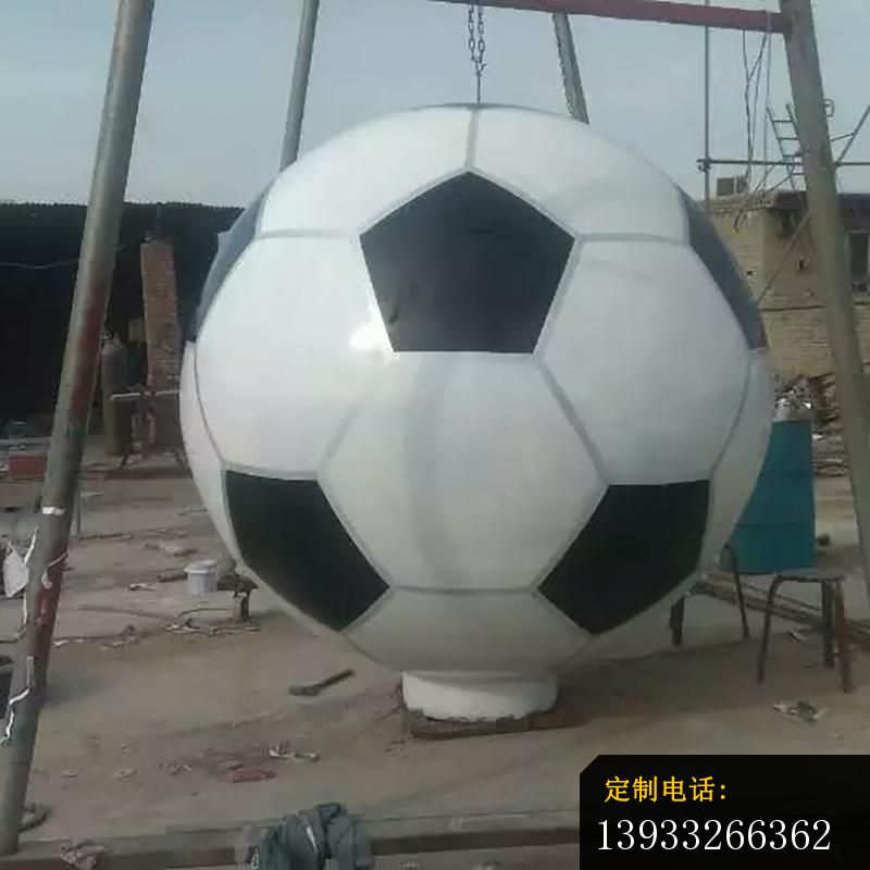 公园不锈钢足球器材运动雕塑_800*800