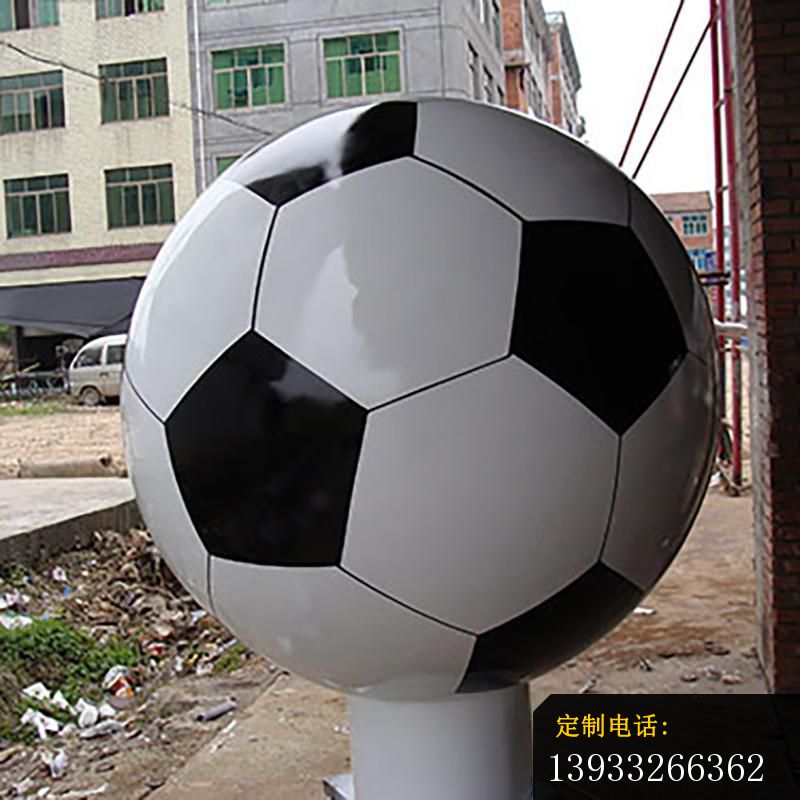 不锈钢足球景观摆件雕塑_800*800
