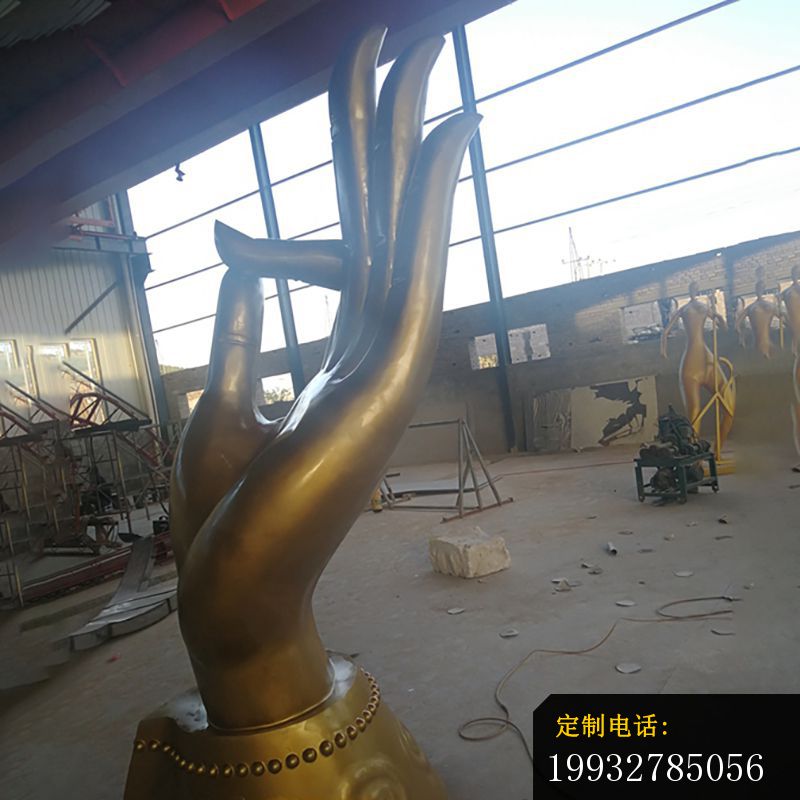 不锈钢手指雕塑  广场景观雕塑_800*800
