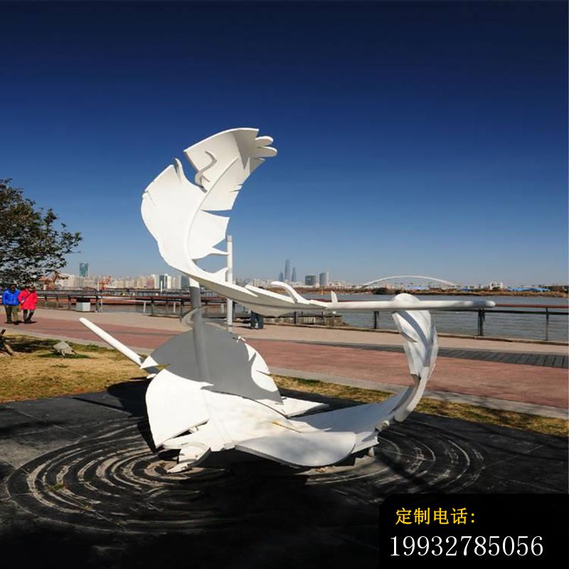 不锈钢羽毛雕塑 (1)_800*800