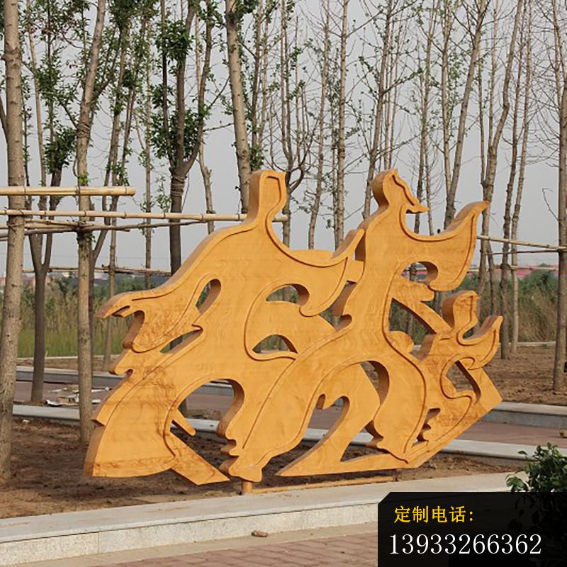 公园不锈钢剪纸景观雕塑_800*800