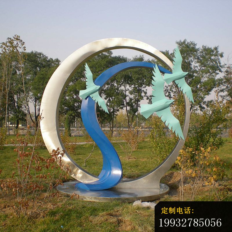 不锈钢公园雕塑，简单不锈钢公园雕塑 (1)_800*800