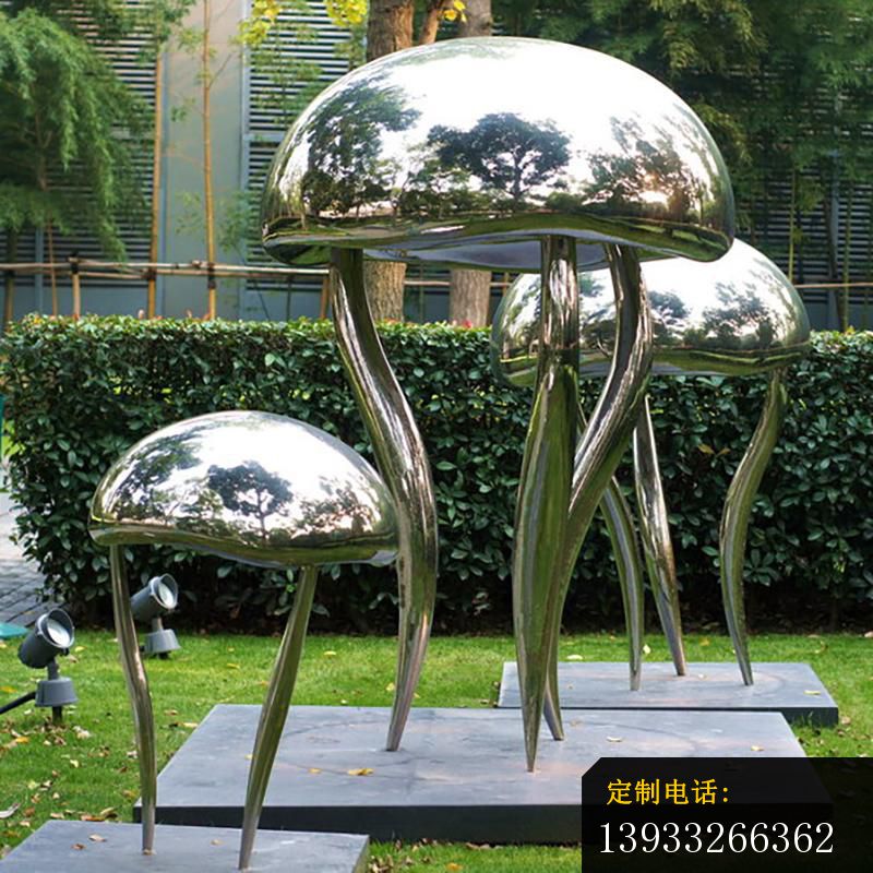 公园不锈钢水母景观雕塑_800*800