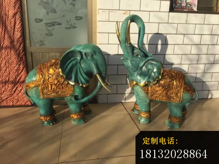 青铜小象雕塑 (2)_700*525
