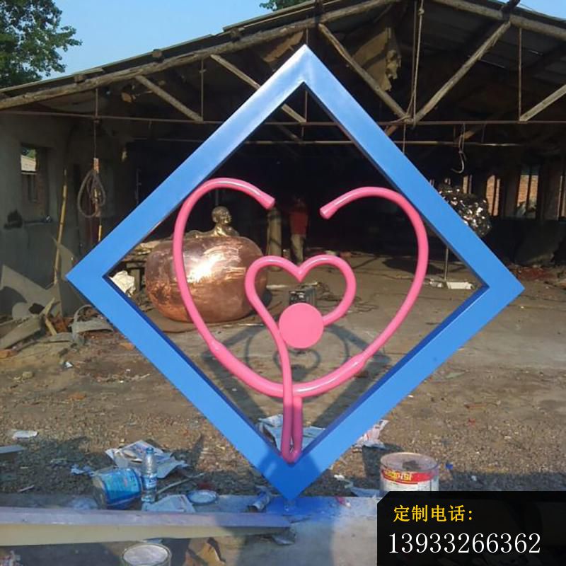 公园不锈钢剪纸摆件雕塑_800*800