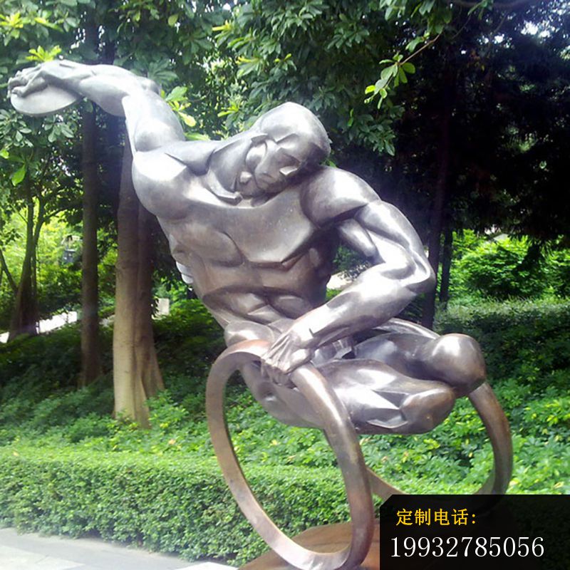 公园景观雕塑，不锈钢运动人物雕塑_800*800