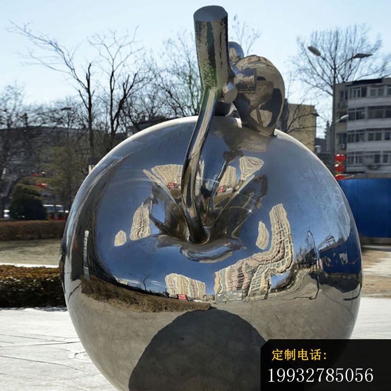 不锈钢抽象球 企业景观雕塑_800*800