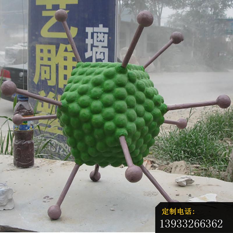 公园不锈钢滴滴球景观雕塑_800*800