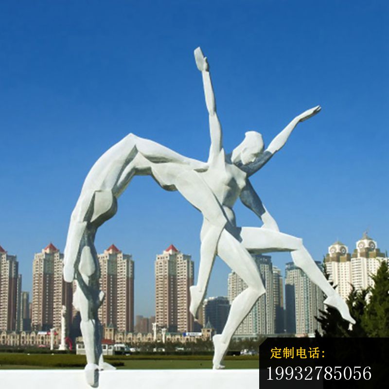 不锈钢运动人物  公园人物雕塑 (5)_800*800