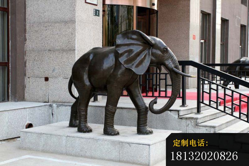 大象铜雕，门口大象雕塑 (2)_800*533