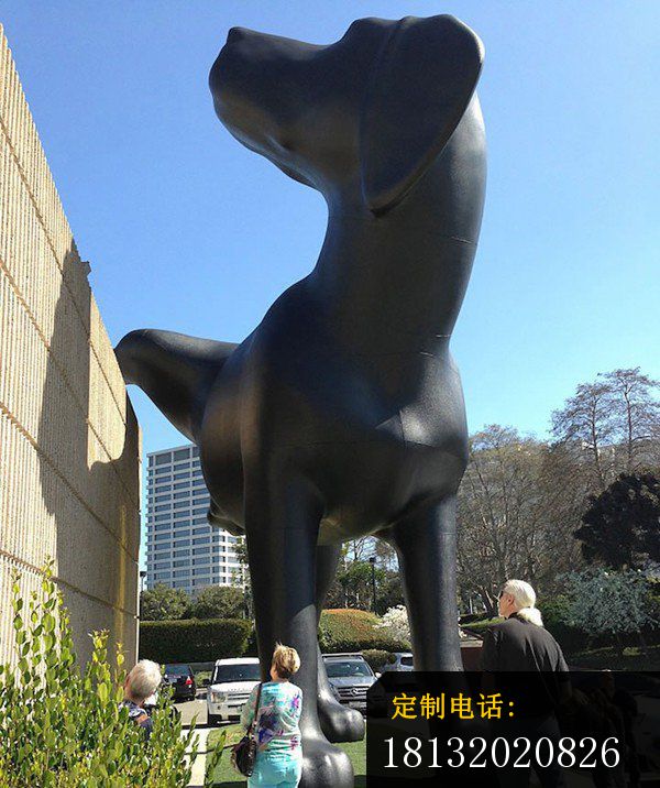 大型铜雕狗，广场景观铜雕_600*716