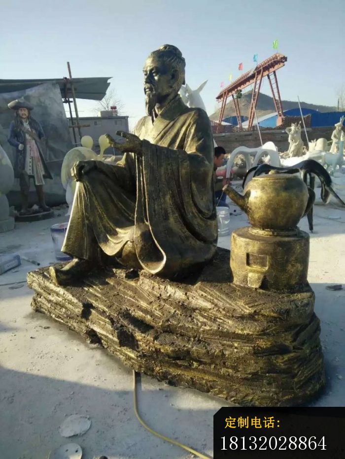 张仲景人物铜雕 (2)_700*932