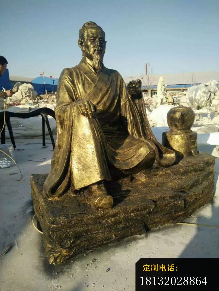 张仲景人物铜雕 (3)_700*932