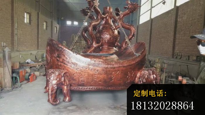 招财进宝铜雕_700*393