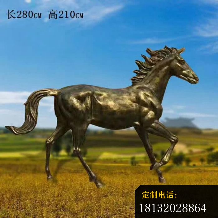 铸铜奔马雕塑 (1)_700*700