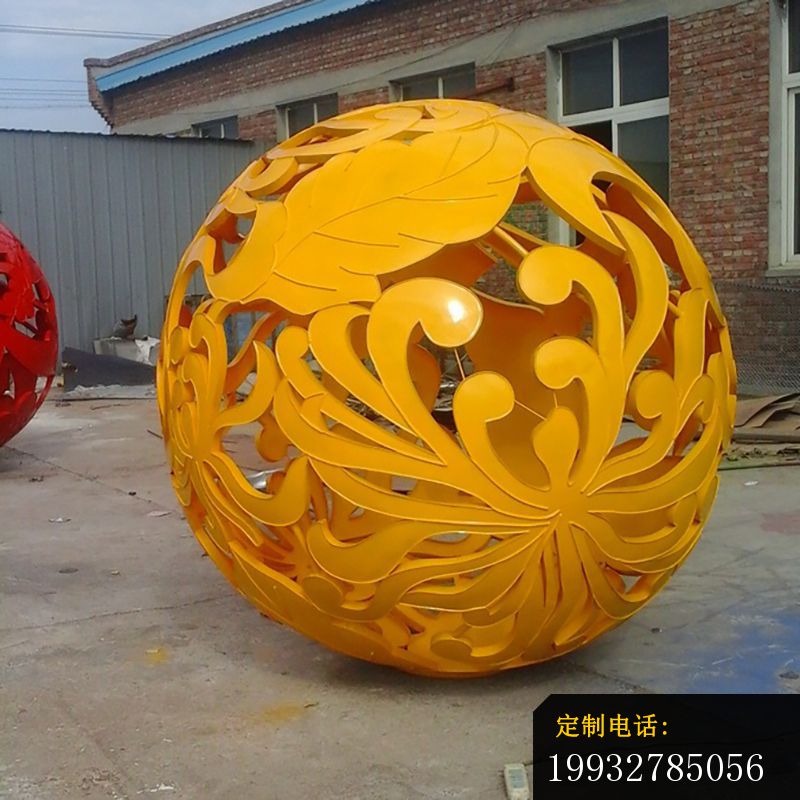不锈钢镂空球雕塑，学校不锈钢景观球 (1)_800*800