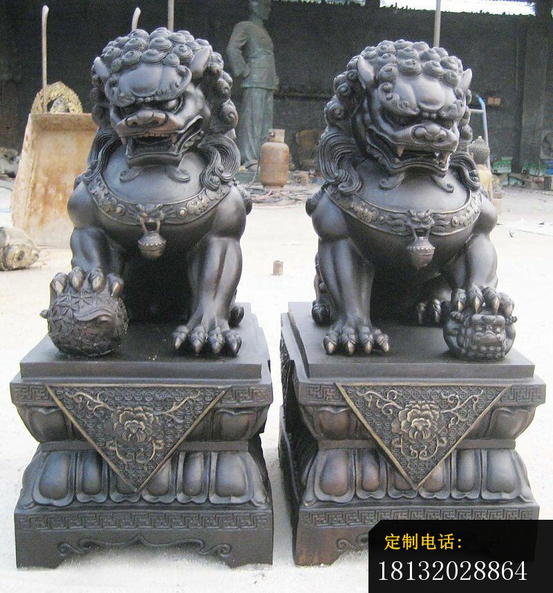 北京狮铜雕铸铜狮子雕塑_800*858