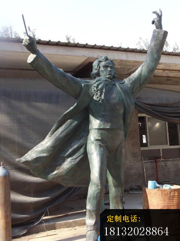 贝多芬雕塑广场西方名人铜雕_600*800