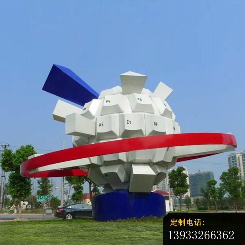 广场不锈钢环球科技景观雕塑_800*800