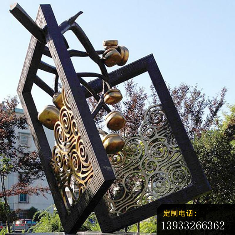 公园不锈钢剪纸景观标志雕塑
_800*800