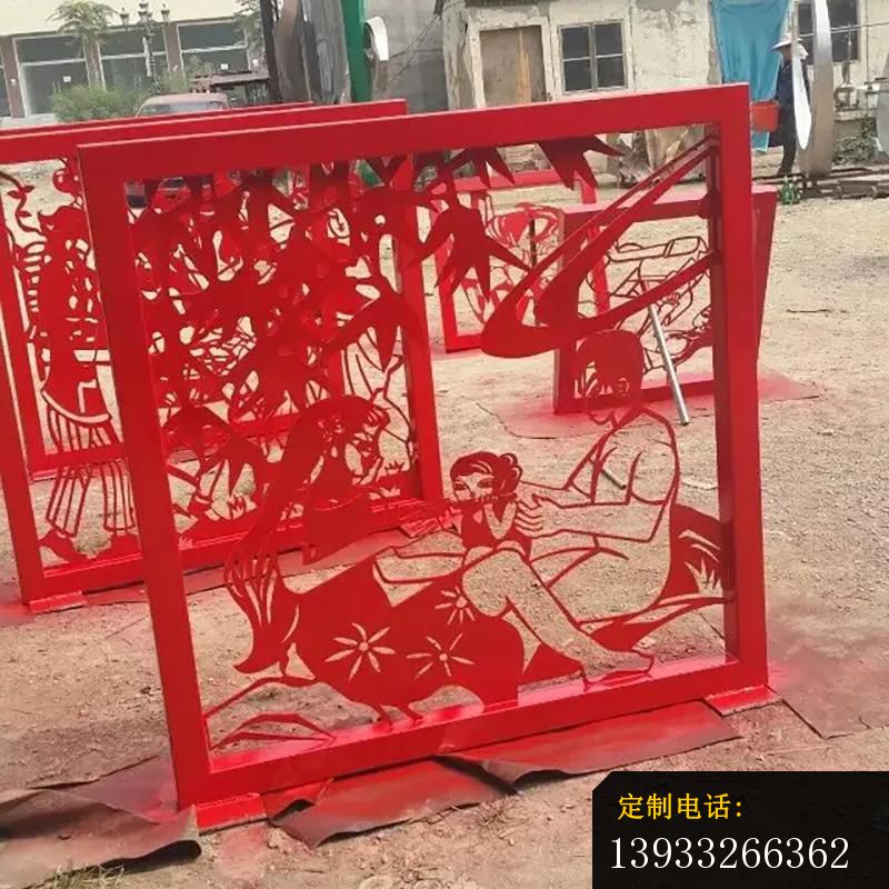 公园不锈钢剪纸景观摆件雕塑_800*800