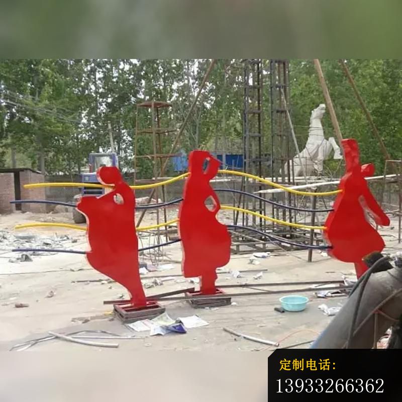 广场不锈钢剪纸景观雕塑_800*800