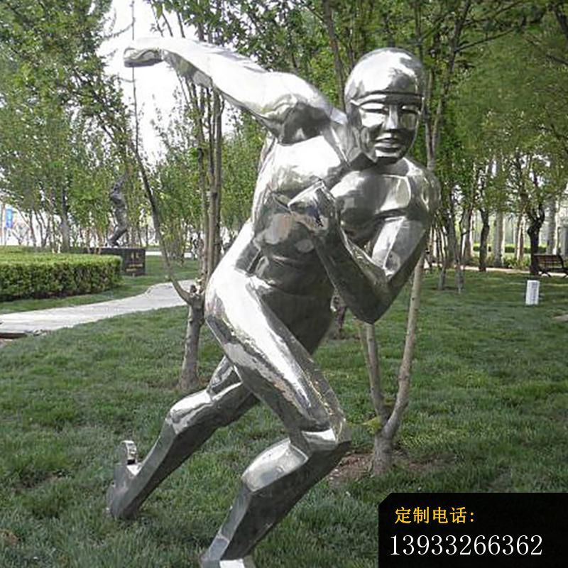 公园不锈钢跑步运动人物雕塑_800*800
