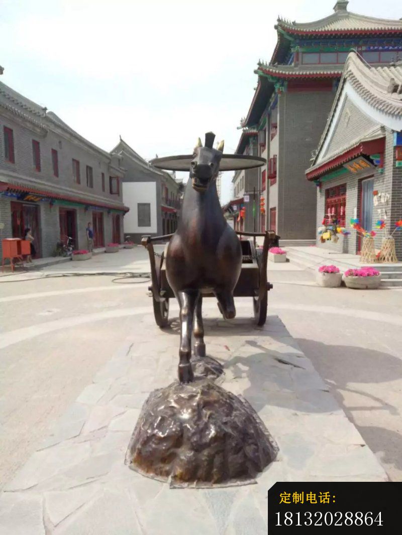 汉代马车铜雕步行街景观雕塑 (1)_800*1066