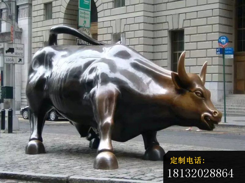 华尔街铜牛雕塑广场铜雕牛 (2)_800*600