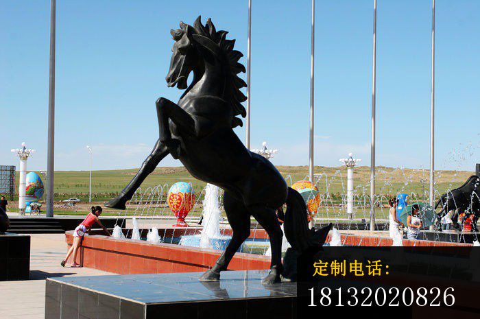 立马铜雕，广场马铜雕_700*465