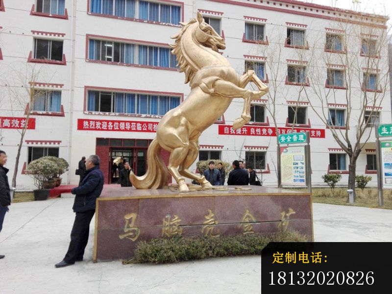 立马铜雕，企业马铜雕_800*600