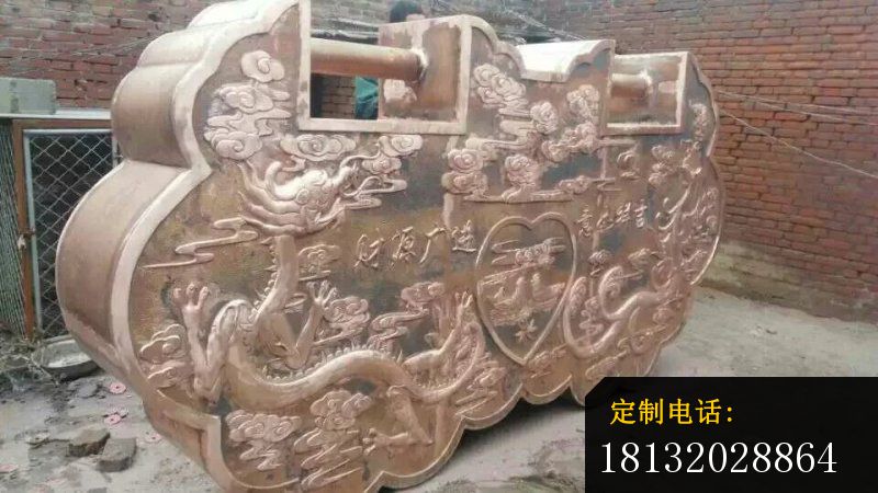 铜雕同心锁广场景观雕塑 (2)_800*450