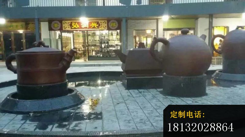 铜水壶雕塑广场景观铜雕 (1)_800*450