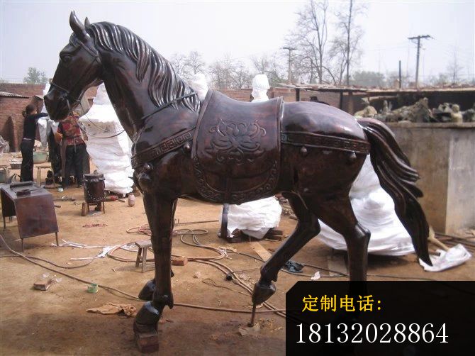 小马铜雕广场公园动物雕塑 (1)_670*502